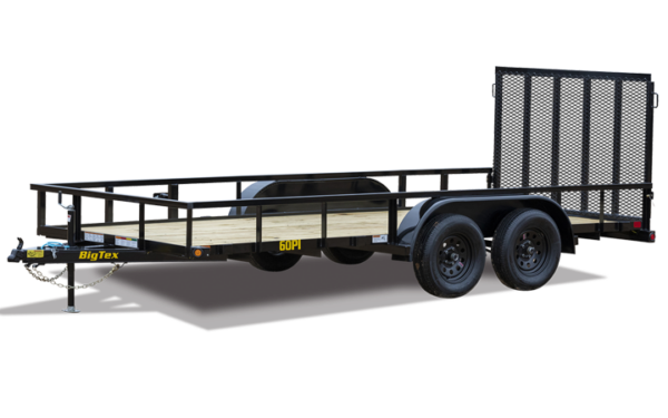 2025 Big Tex 60PI 77" x 14 Tandem Axle Pipe Top Utility Trailer