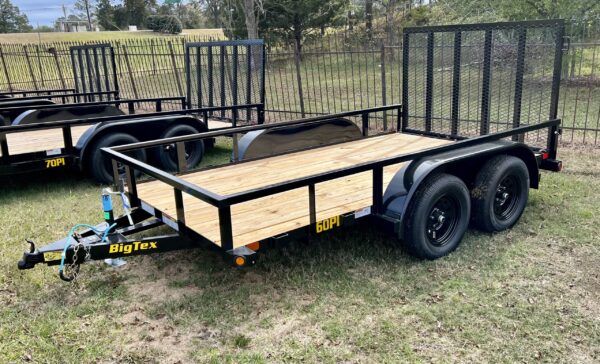 2025 Big Tex 60PI 77" x 12 Tandem Axle Pipe Top Utility Trailer