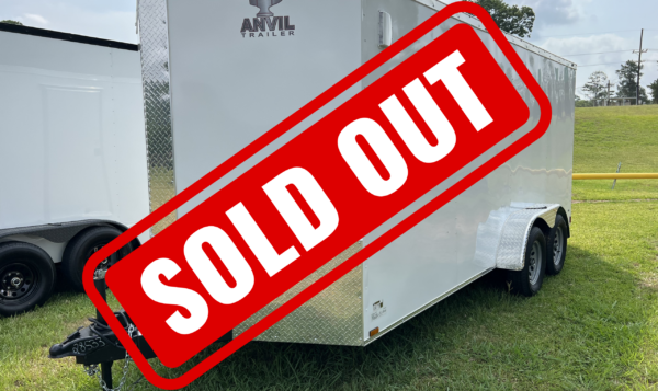 2024 Anvil 7x16ft Vnose , ramp door $6490 + TTL, discounted